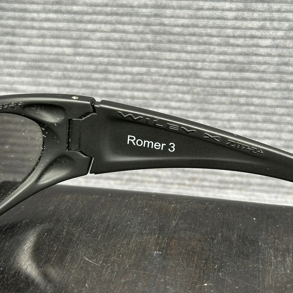 Wiley X Romer 3 Ballistic Sunglasses Matte Black Z87-2+ 1809Z Y2k